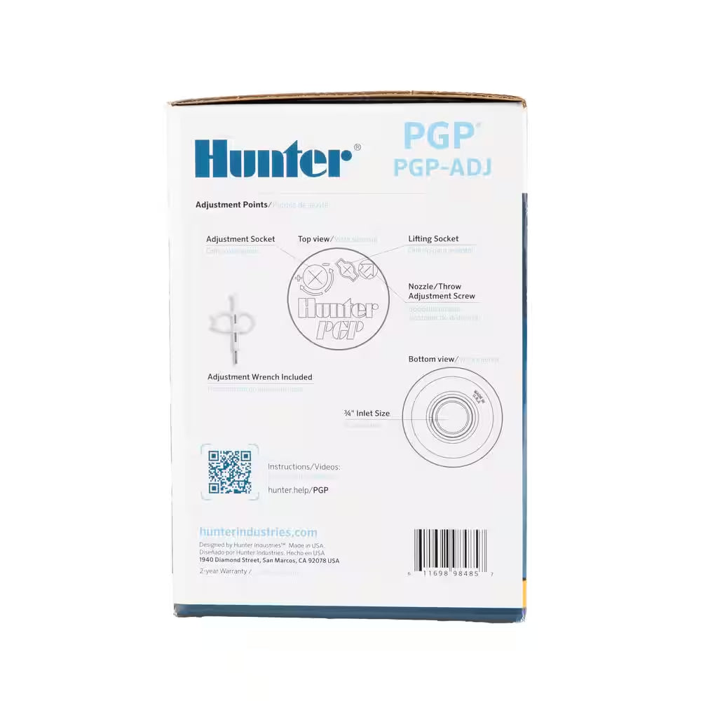 Pop-Up Rotary PGP Gear-Drive Rotor Sprinkler with 3-Gallon per Minute Nozzle Pro (Pack 4)