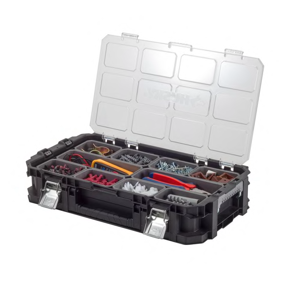 Stackable 10-Compartment Tool Organizer
