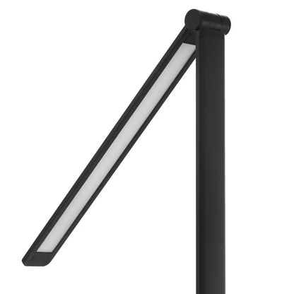 15 In. Black Wireless Charging Indoor Table Lamp with Plastic Shade