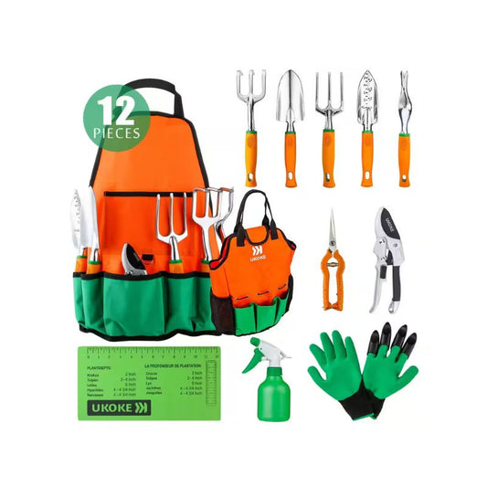 12-Piece Aluminum Garden Tool Set